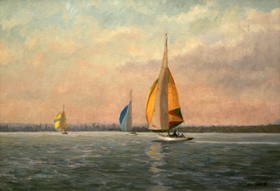 Late Finish by Vic Trevett